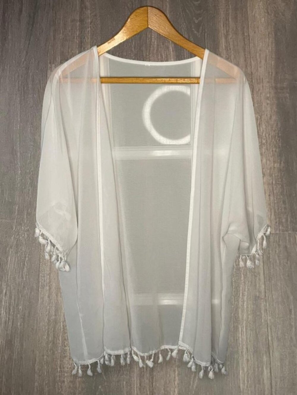 Women's White Cardigan